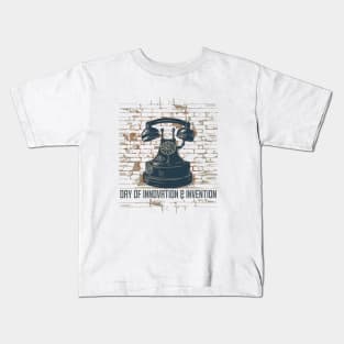 Alexander Graham Bell Day – March Kids T-Shirt